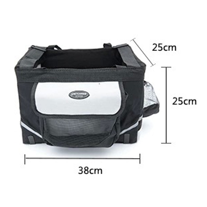 Portable, panier pour vélo, sac de transport pour chiot, chien, chat, siège de vélo pour petit chien Produits Accessoires de voyagecle carrier bag basket Puppy Dog Cat Travel bike carrier Seat bag for small dog Products Travel Accessories