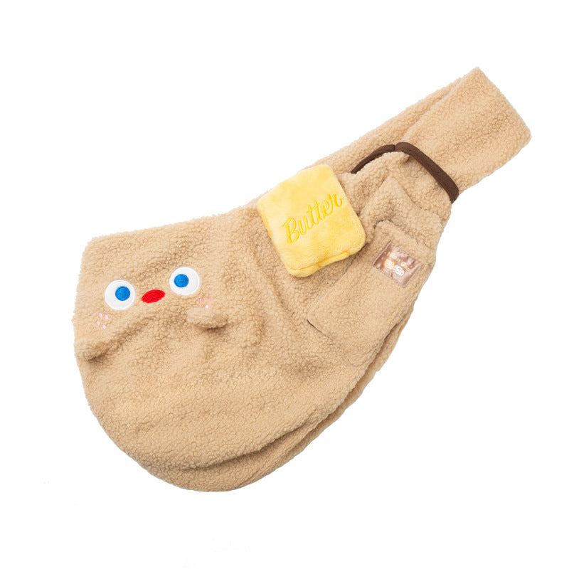 Sac à bandoulière mignon pour animaux de compagnie Sac à dos confortable et pratique pour petits chiens