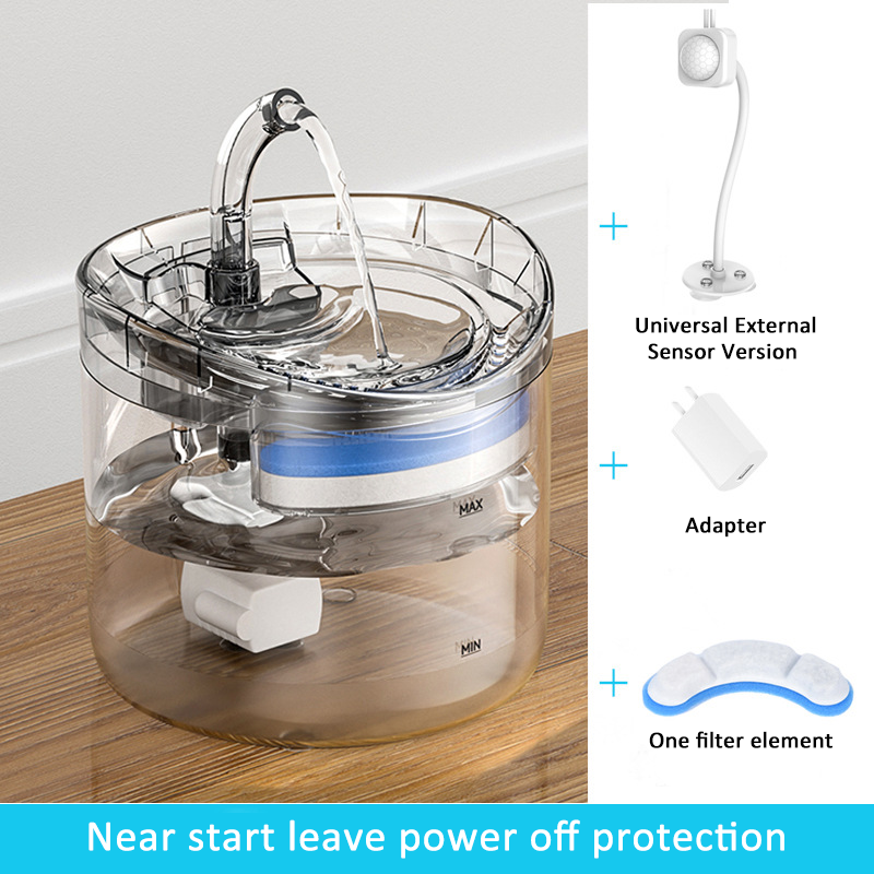 Distributeur d'eau pour animaux de compagnie à circulation automatique, intelligent, à température constante, électrique et silencieux.