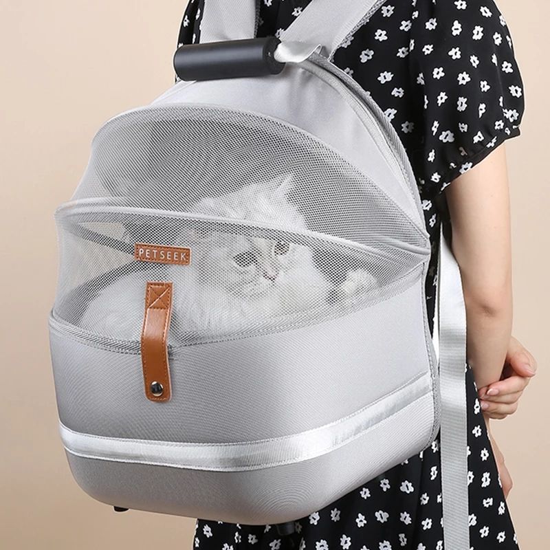 Sac pour petit chat Sac à bandoulière pour chien Sac de voyage léger Sac de voyage capsule spatiale