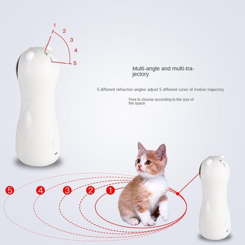 Jouet laser pour chat Jouet laser automatique pour chat à double alimentation, Rayon laser LED