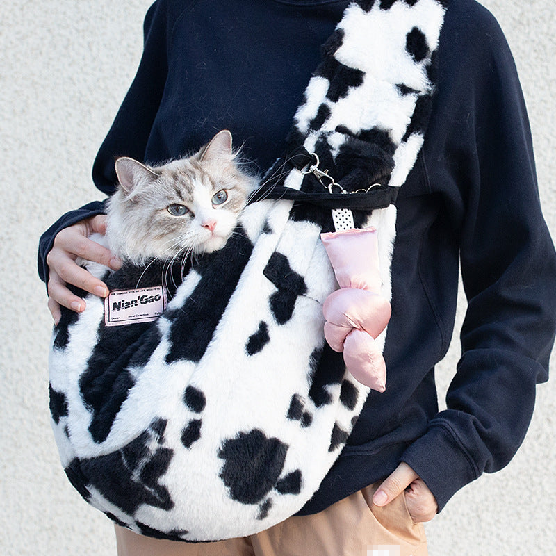 Sac à bandoulière mignon pour animaux de compagnie Sac à dos confortable et pratique pour petits chiens