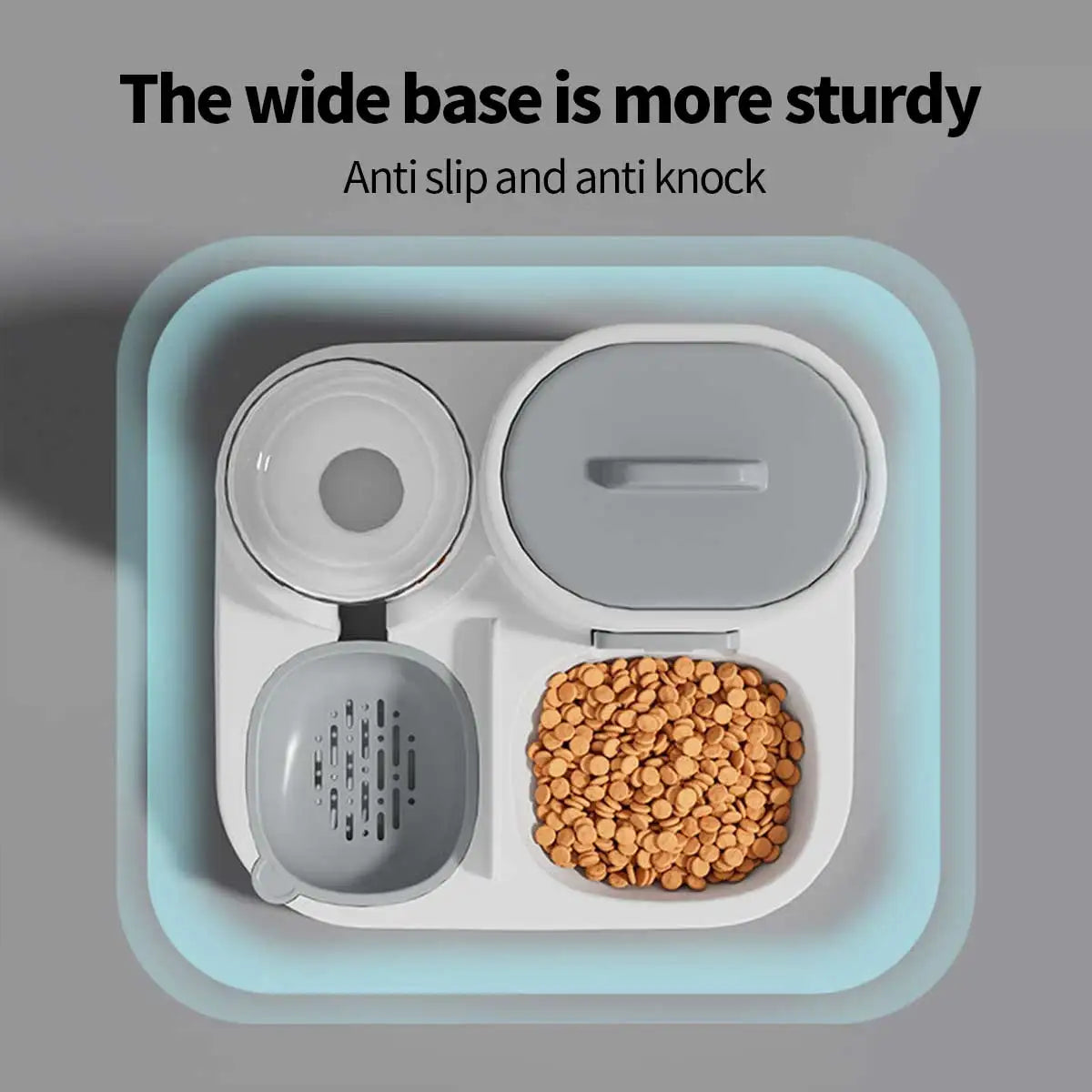 Mangeoire - Mangeoire et abreuvoir à double usage - Pratique, simple, grande capacité - Convient aux chiens et chats