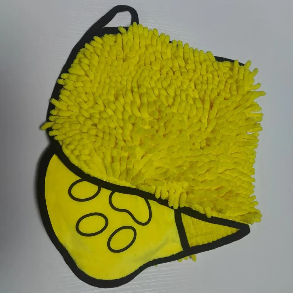 Serviette de bain super absorbante pour animaux de compagnie Serviettes pour chat à séchage rapide Peignoir pratique et doux Gant de toilette pour animaux de compagnie Accessoires pour chiens