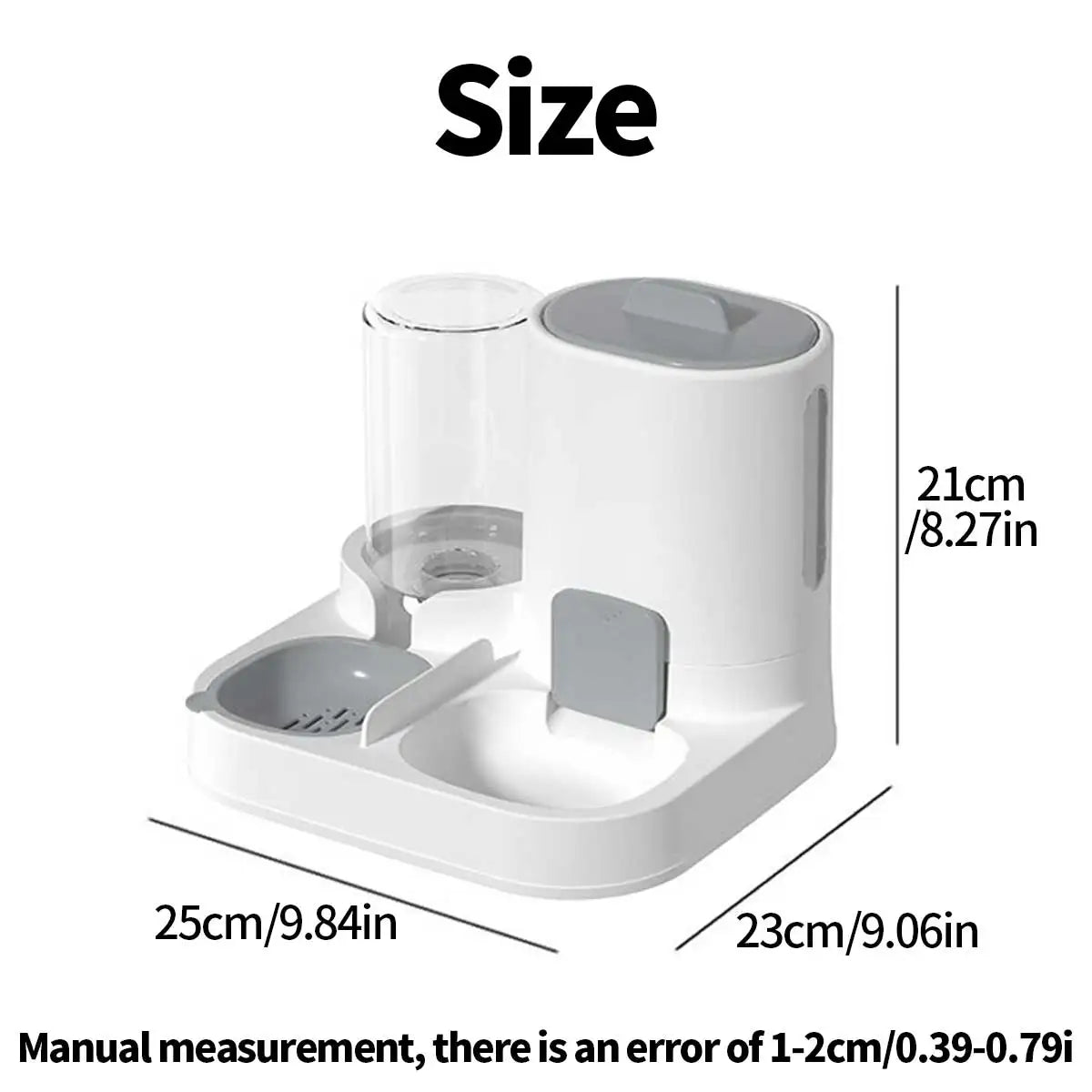 Mangeoire - Mangeoire et abreuvoir à double usage - Pratique, simple, grande capacité - Convient aux chiens et chats