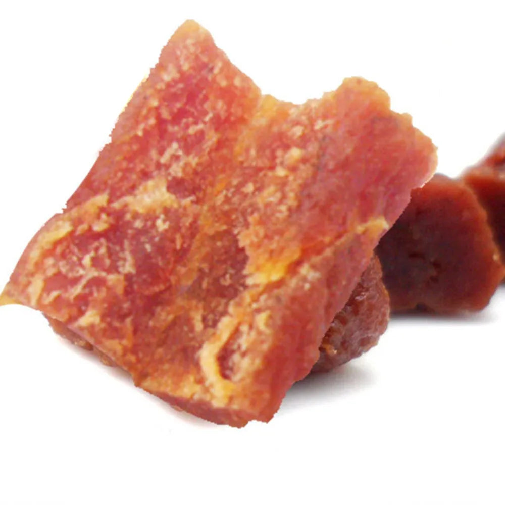 220g 100% Natural Dry Pet Dog Food Snack Chews Treats Training Beef Granules Twist Sticks For Small Medium Pet Classic Food