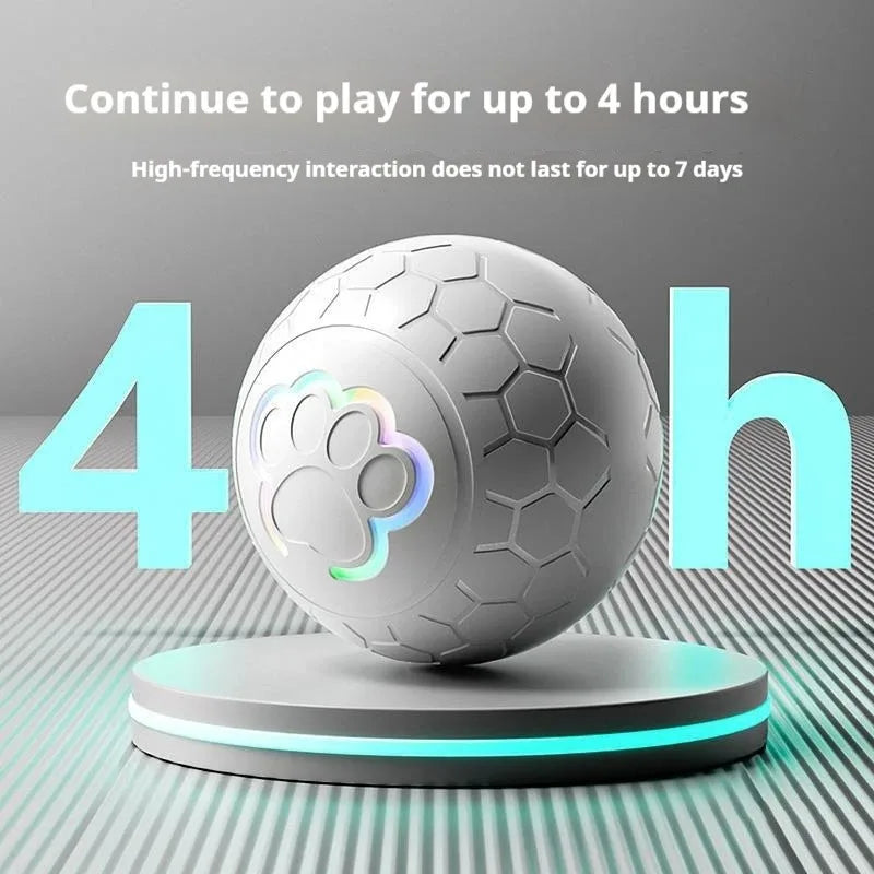 Youpin Smart Dog Toy Ball Electronic Interactive Pet Toy Ball USB Automatic Bouncing Rolling Toy Ball RGB Lights Cat Product